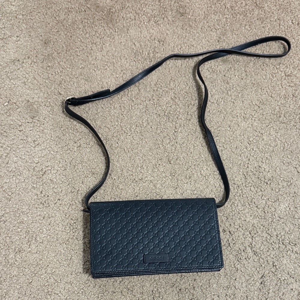 Gucci Navy Crossbody Bag